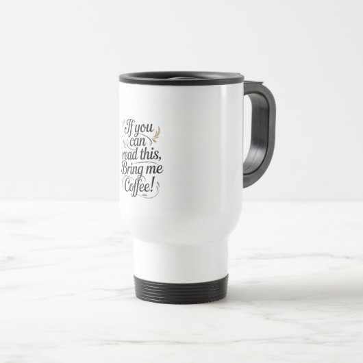 Tumbler met grappige quote reisbeker (Voorkant rechts)