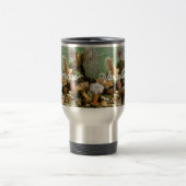 Tumbler met handvat, deksel en stro, roestvrij reisbeker (Center)