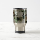 Tumbler met handvat, deksel en stro, roestvrij reisbeker (Center)