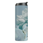 Tumbler met Turquoise-Roos Thermosbeker (Gedraaid links)