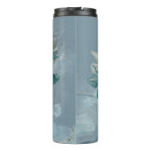 Tumbler met Turquoise-Roos Thermosbeker (Achterkant)
