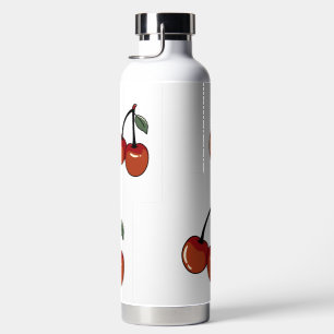 Tumbler met vintage-kersenbloesempatroon - Cute Re Waterfles