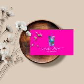 Tumbler ombré neon roze mok maker visitekaartje