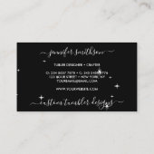 Tumbler ombré textuur visitekaartje (Achterkant)