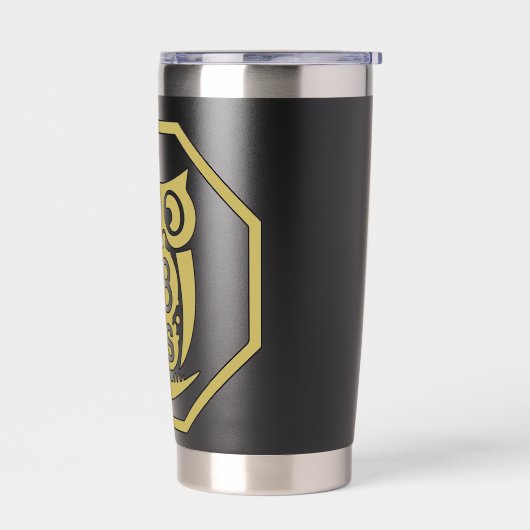 Tumbler Oude Gouden Kreeft Geïsoleerde Drinkbeker (Links)
