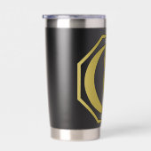 Tumbler Oude Gouden Kreeft Geïsoleerde Drinkbeker (Rechts)