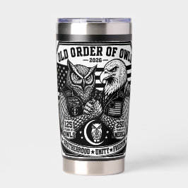 Tumbler Oude Gouden Kuif Geïsoleerde Drinkbeker