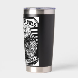 Tumbler Oude Gouden Kuif Geïsoleerde Drinkbeker