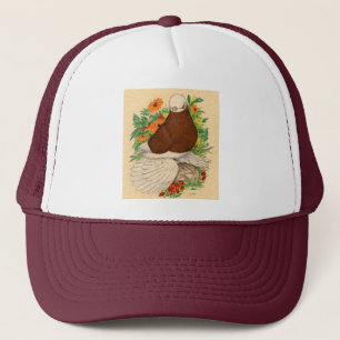 Tumbler Pigeon Red Bald Muffed Trucker Pet