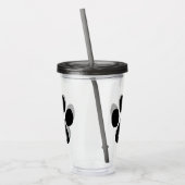 Tumbler - Puppy Paw Prints Acryl Drinkbeker (Links)