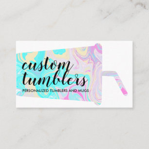 Tumbler-reisbekercraftshop Visitekaartje
