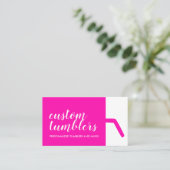 Tumbler-reisbureau Visitekaartje (Staand voorkant)