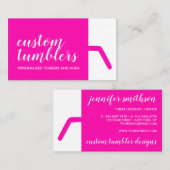 Tumbler-reisbureau Visitekaartje (Voorkant / Achterkant)