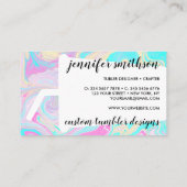 Tumbler-reismodewerker Visitekaartje (Achterkant)