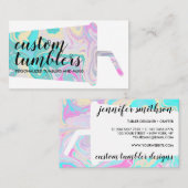 Tumbler-reismodewerker Visitekaartje (Voorkant / Achterkant)