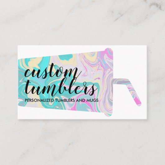 Tumbler-reismodewerker Visitekaartje (Voorkant)