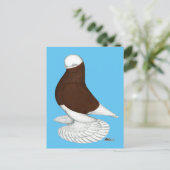 Tumbler: Rode moffe Bald Briefkaart (Staand voorkant)