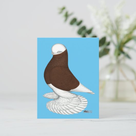 Tumbler: Rode moffe Bald Briefkaart (Staand voorkant)