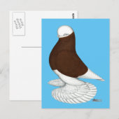 Tumbler: Rode moffe Bald Briefkaart (Voorkant / Achterkant)