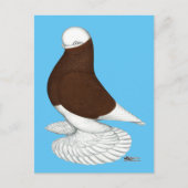 Tumbler: Rode moffe Bald Briefkaart (Voorkant)