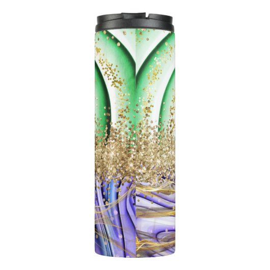 Tumbler Sublimation Design kamperen kleurrijk Thermosbeker (Achterkant)