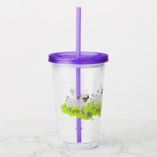 Tumbler: Sweet Little Pug Acryl Drinkbeker