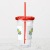 Tumbler van acryl : dinosaurussen drinkbeker (Rechts)