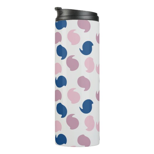 Tumbler van het Patroonontwerp van de Tweekleppige Thermosbeker (Geroteerd rechts)