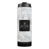 Tumbler van Real Estate Agent - Eigen Logo Cadeaui Thermosbeker (Voorkant)