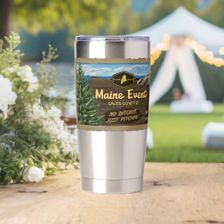 Tumbler Verkoopwedstrijd Maine-evenement Geïsoleerde Drinkbeker