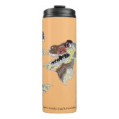 Tumbler voor thermisch gebruik: Dinosauriërs Open Thermosbeker (Voorkant)