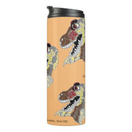 Tumbler voor thermisch gebruik: Dinosauriërs Open  Thermosbeker