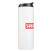 Tumbler voor thermisch gebruik thermosbeker (Gedraaid links)