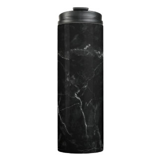 Tumbler voor zwart marmer roestvrij staal thermosbeker