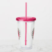 Tumbler - Watermeloen Lollipop Daisy Acryl Drinkbeker (Rechts)