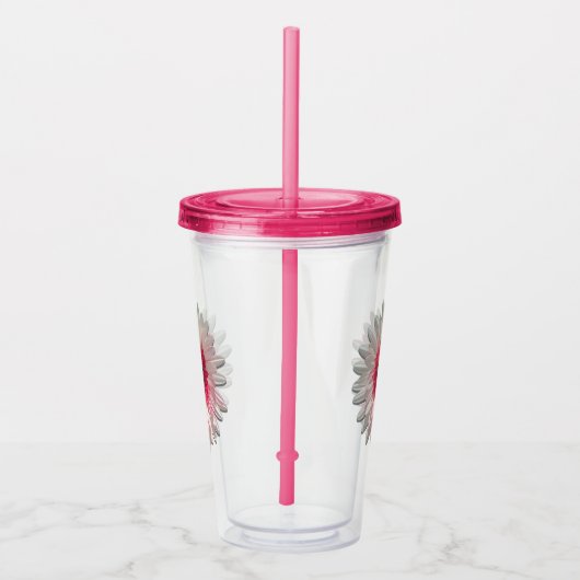 Tumbler - Watermeloen Lollipop Daisy Acryl Drinkbeker (Rechts)