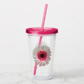 Tumbler - Watermeloen Lollipop Daisy Acryl Drinkbeker (Achterkant)