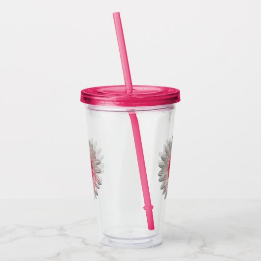 Tumbler - Watermeloen Lollipop Daisy Acryl Drinkbeker (Links)