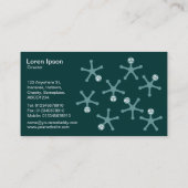 Tumblers - Ocean Green op Dk Green Visitekaartje (Achterkant)