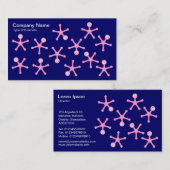 Tumblers - Roze op de diepzeemacht Visitekaartje (Voorkant / Achterkant)