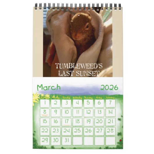 Tumbleweed-kalender Kalender (Mar 2026)
