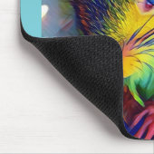 Tumbleweed omgeven door liefdesmousepad muismat (Hoek)