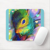 Tumbleweed omgeven door liefdesmousepad muismat (Met muis)