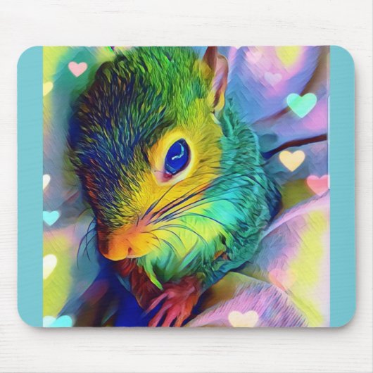 Tumbleweed omgeven door liefdesmousepad muismat (Voorkant)