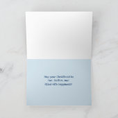 Tumbleweed Snowman Vrolijk Kerstfeest Kaart (Binnen)