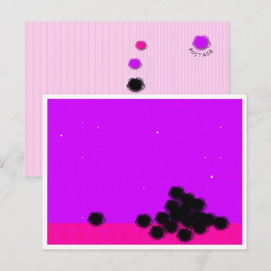 Tumbleweeds Briefkaart Sjabloon (Voorkant / Achterkant)