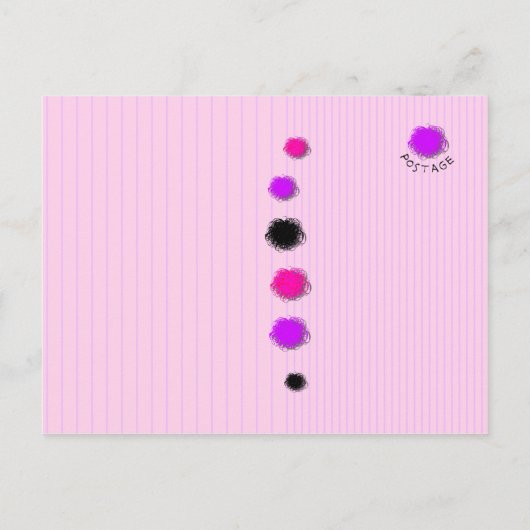 Tumbleweeds Briefkaart Sjabloon (Achterkant)