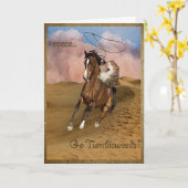 Tumbleweeds Wenskaart Kaart (Gele Bloem)