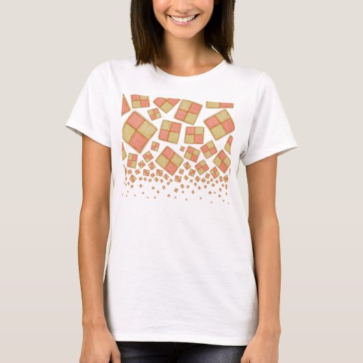 Tumbling Battenberg Cake T-Shirt (Voorkant)