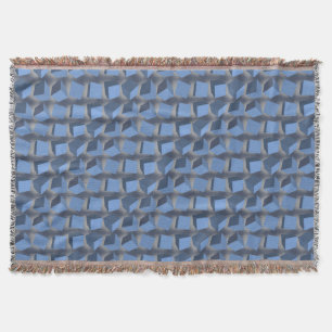 Tumbling Boxes Blauwe Worpdeken Deken